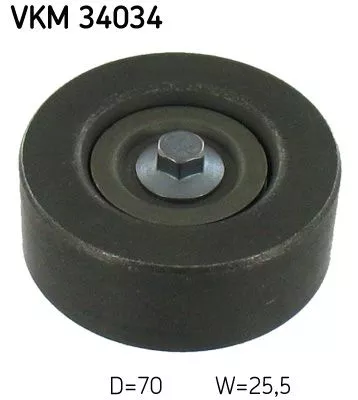 Deflection/Guide Pulley, V-ribbed belt