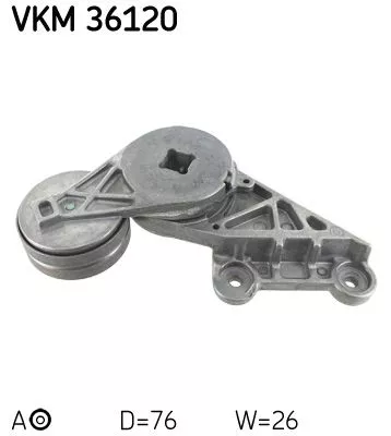 Belt Tensioner, V-ribbed belt