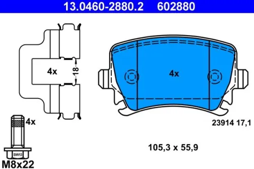 Brake Pad Set, disc brake