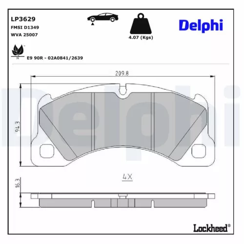 Brake Pad Set, disc brake