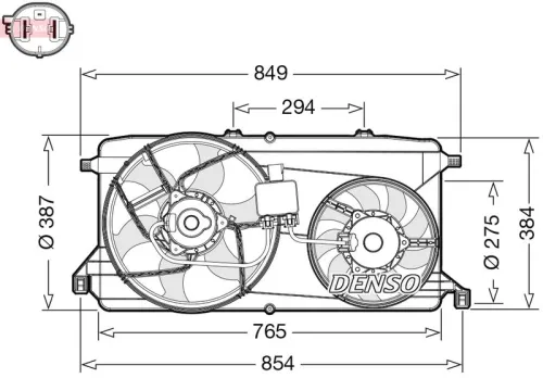 Fan, engine cooling