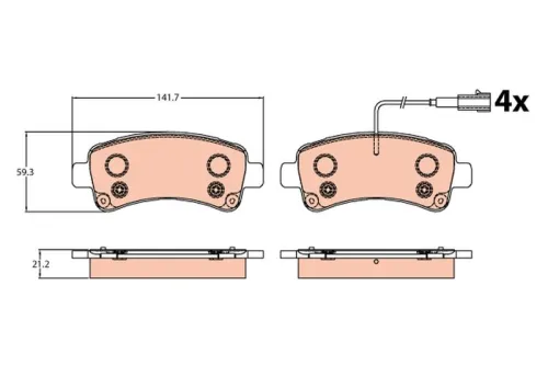 Brake Pad Set, disc brake