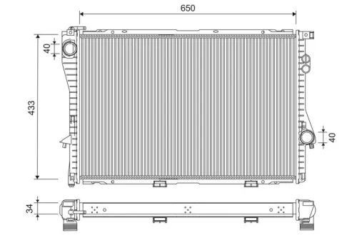 Radiator, engine cooling