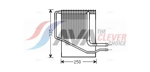 Evaporator, air conditioning