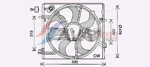 Fan, engine cooling