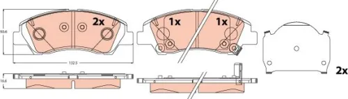 Brake Pad Set, disc brake