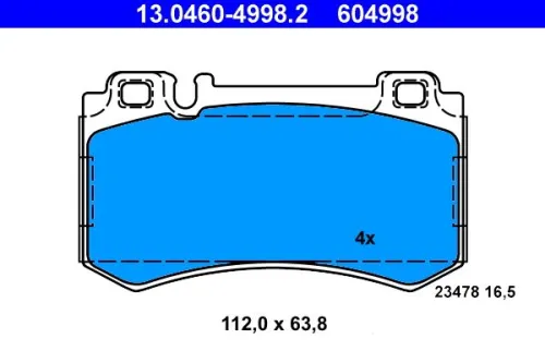 Brake Pad Set, disc brake