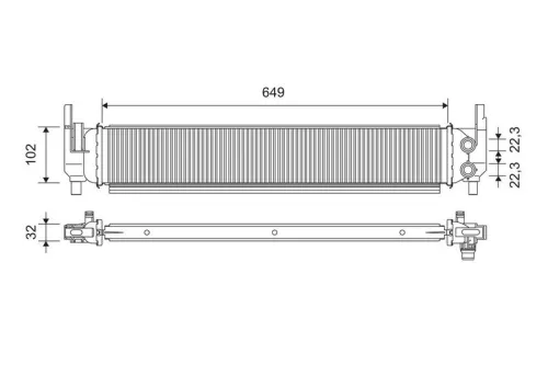 Radiator, engine cooling