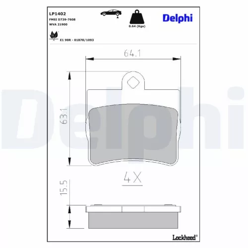Brake Pad Set, disc brake