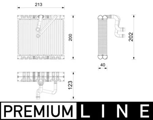 Evaporator, air conditioning
