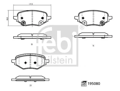 Brake Pad Set, disc brake