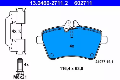 Brake Pad Set, disc brake