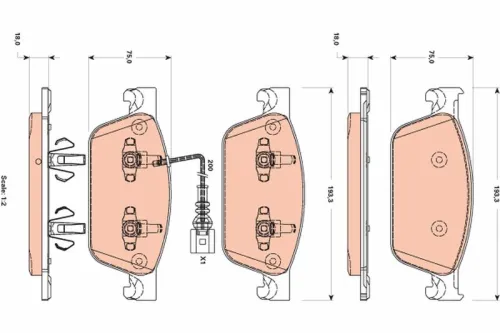 Brake Pad Set, disc brake