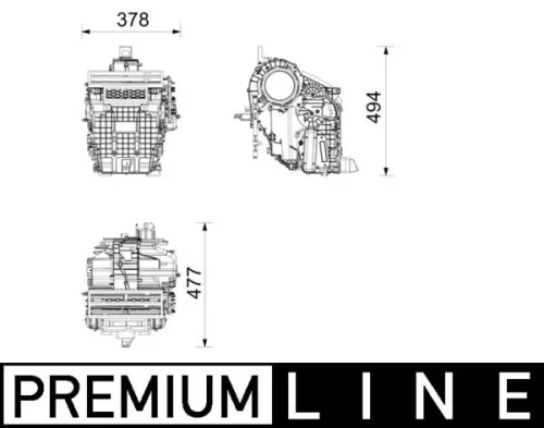 Evaporator, air conditioning