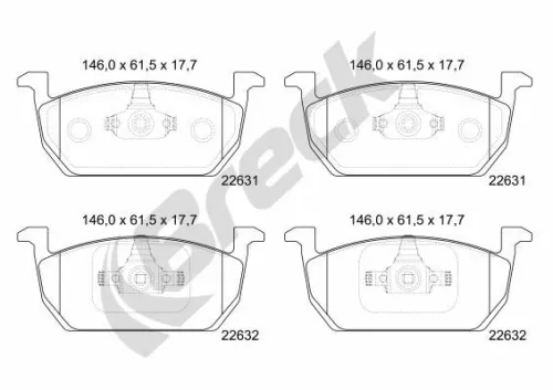 Brake Pad Set, disc brake