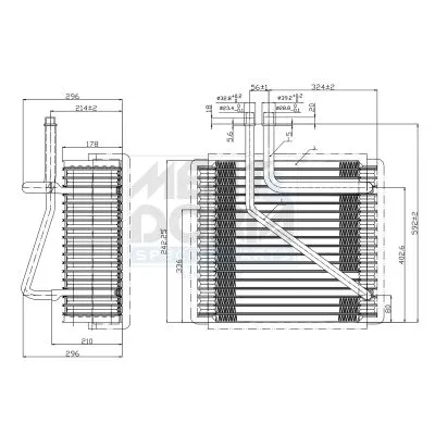 Evaporator, air conditioning