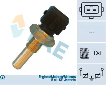 Sensor, coolant temperature