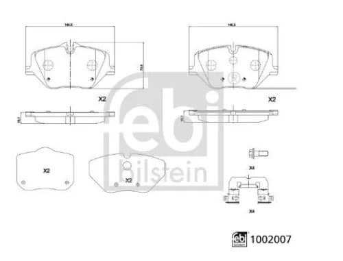 Brake Pad Set, disc brake