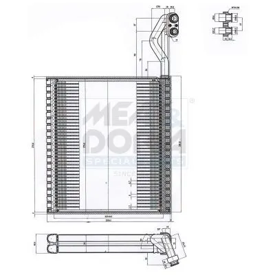 Evaporator, air conditioning