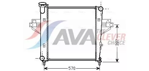 Radiator, engine cooling