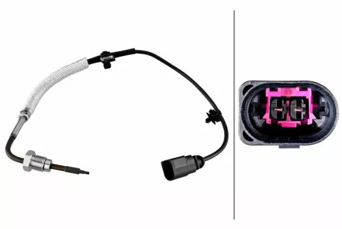Sensor, exhaust gas temperature