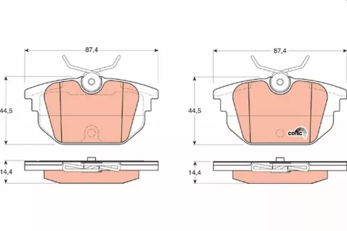 Brake Pad Set, disc brake