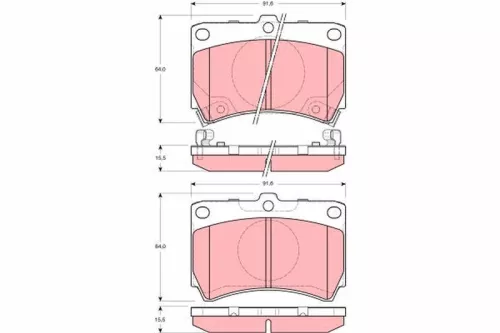Brake Pad Set, disc brake