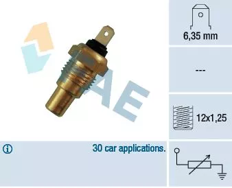 Sensor, coolant temperature
