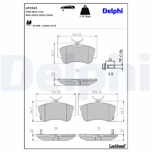 Brake Pad Set, disc brake
