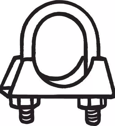 Clamping Piece, exhaust system