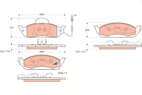 Brake Pad Set, disc brake