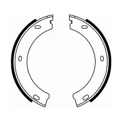 Brake Shoe Set, parking brake