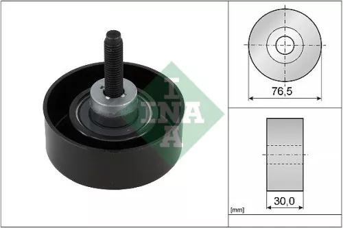 Deflection/Guide Pulley, V-ribbed belt