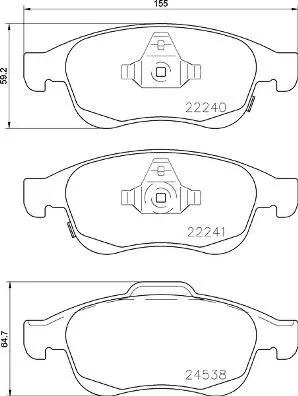 Brake Pad Set, disc brake