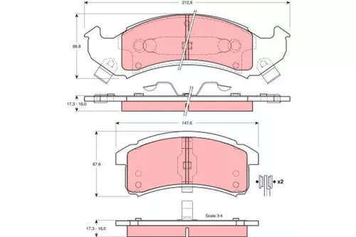 Brake Pad Set, disc brake