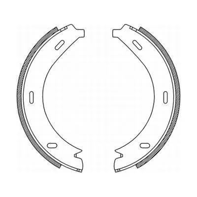 Brake Shoe Set, parking brake