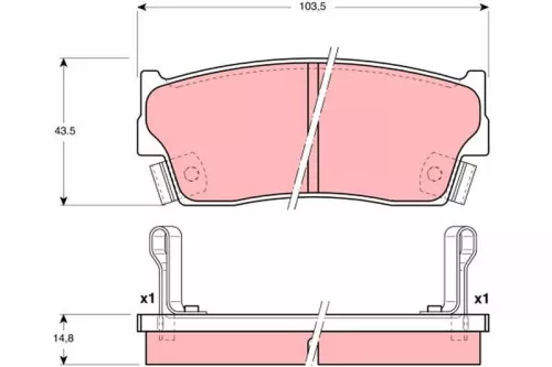Brake Pad Set, disc brake