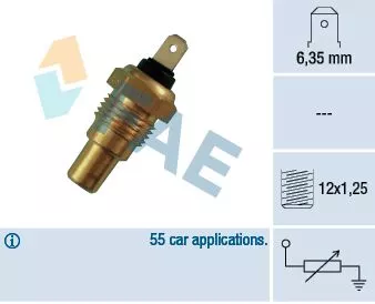 Sensor, coolant temperature