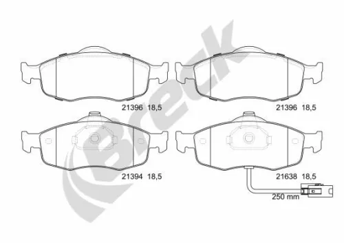 Brake Pad Set, disc brake