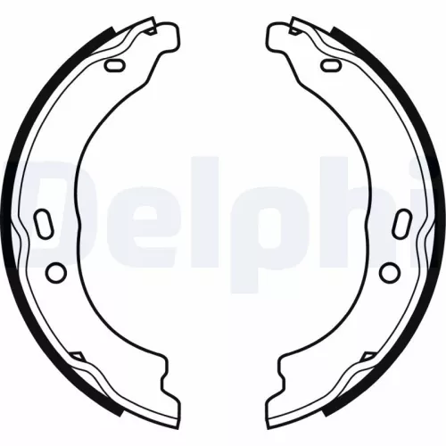 Brake Shoe Set, parking brake