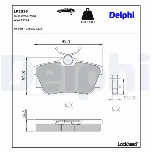 Brake Pad Set, disc brake