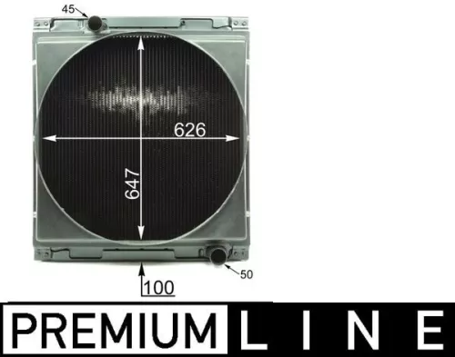 Radiator, engine cooling