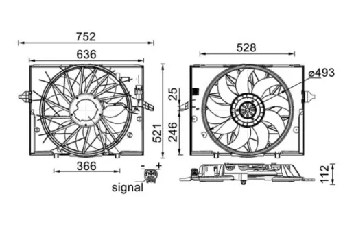 Fan, engine cooling
