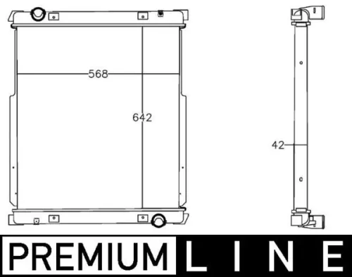 Radiator, engine cooling