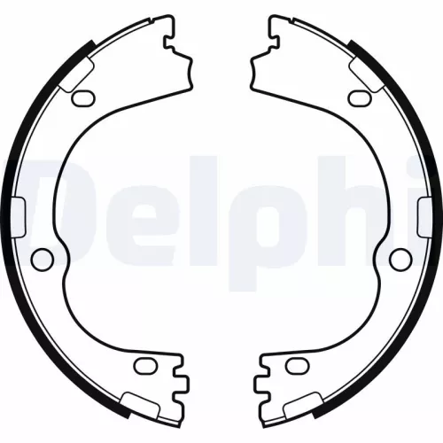 Brake Shoe Set, parking brake
