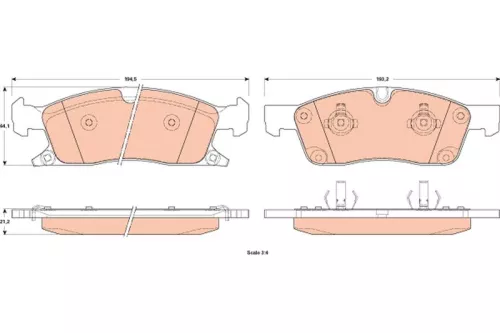 Brake Pad Set, disc brake
