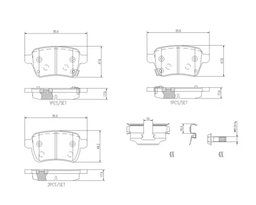 Brake Pad Set, disc brake