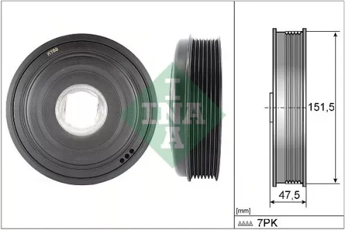 Belt Pulley, crankshaft