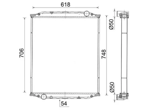 Radiator, engine cooling