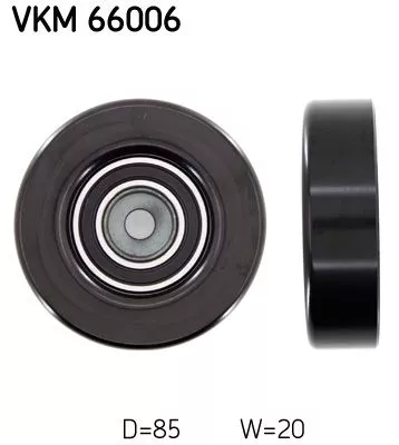 Deflection/Guide Pulley, V-ribbed belt